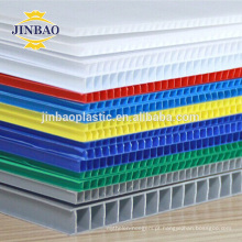 JINBAO publicidade pacote material plástico oco placa pp chapa